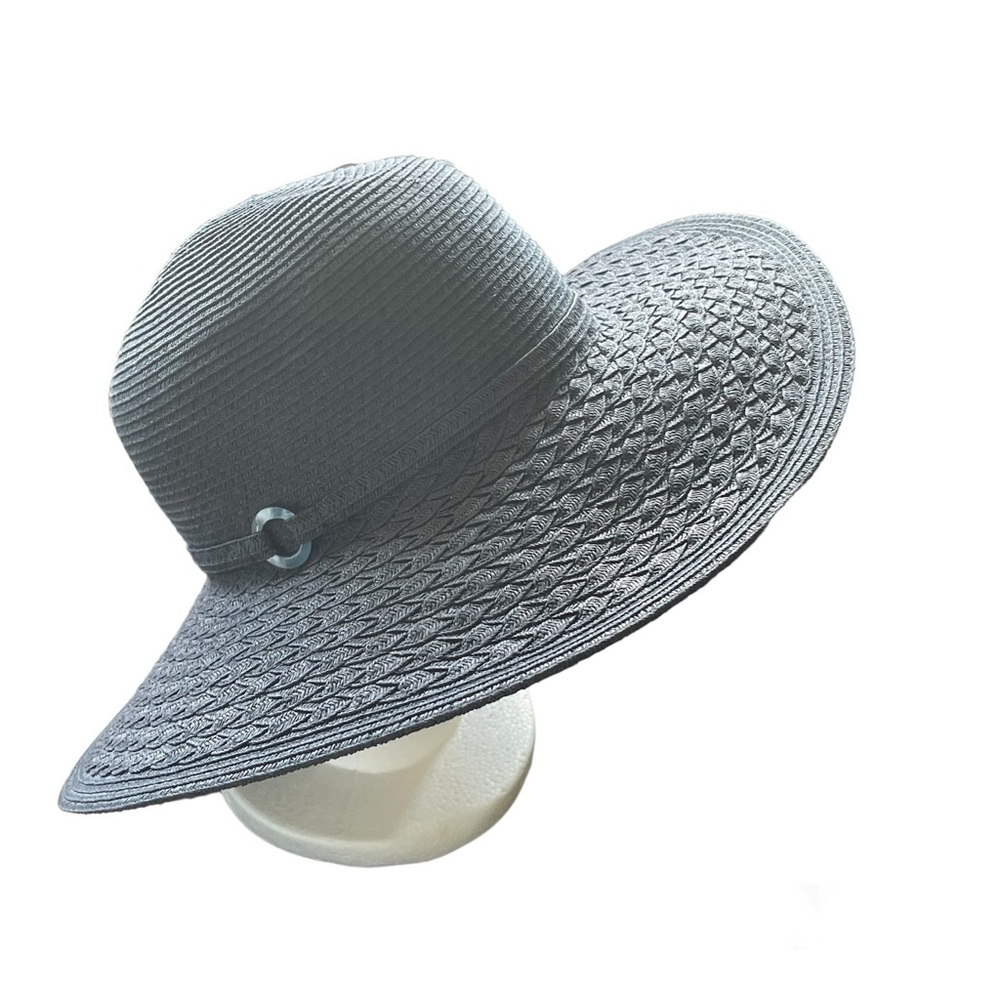 Nine & Co by Nine West Wide Brim Navy Hat